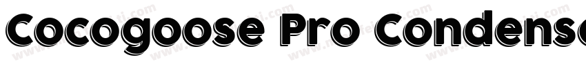 Cocogoose Pro Condensed字体转换